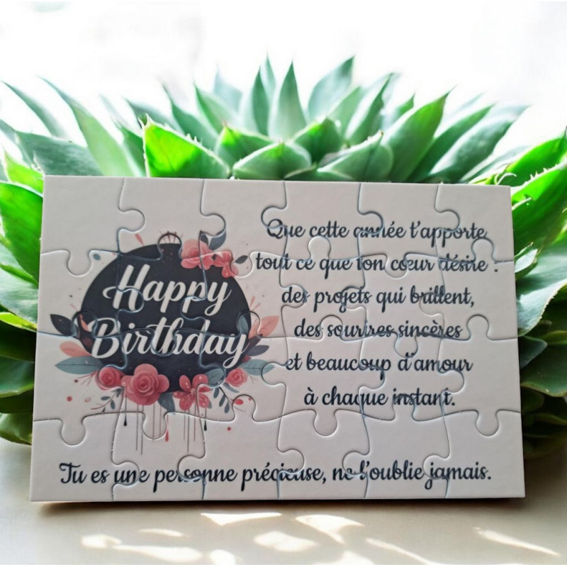 Puzzle Joyeux anniversaire