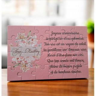 Puzzle Joyeux anniversaire
