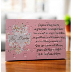 Puzzle Joyeux anniversaire