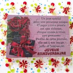 Puzzle Joyeux anniversaire