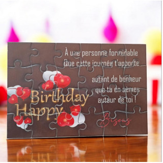 Puzzle Joyeux anniversaire