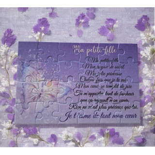 Puzzle "Ma petite-fille"