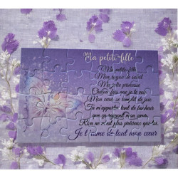 Puzzle "Ma petite-fille"