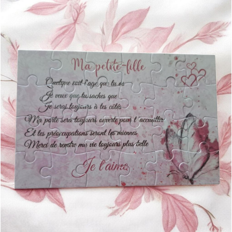 Puzzle "Ma petite-fille"