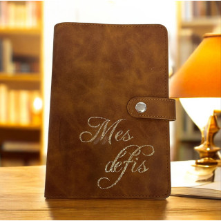 Classeur A6 "Mes défis"+ 6 enveloppes transparentes