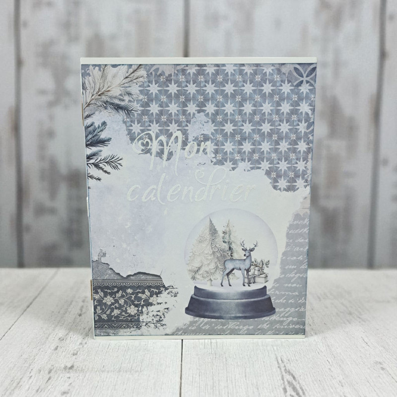 Calendrier de l'avent en bois - Luge