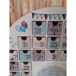 Calendrier de l'avent en bois - Maison
