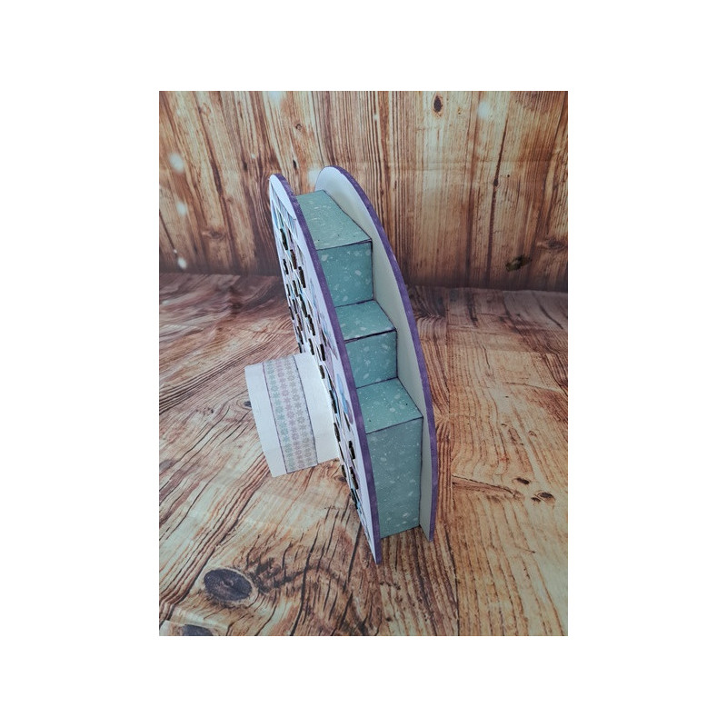 Calendrier de l'avent en bois - Maison
