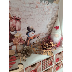Calendrier de l'avent en bois - Maison