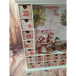 Calendrier de l'avent en bois - Maison