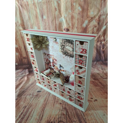 Calendrier de l'avent en bois - Maison
