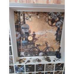 Calendrier de l'avent en bois - Maison