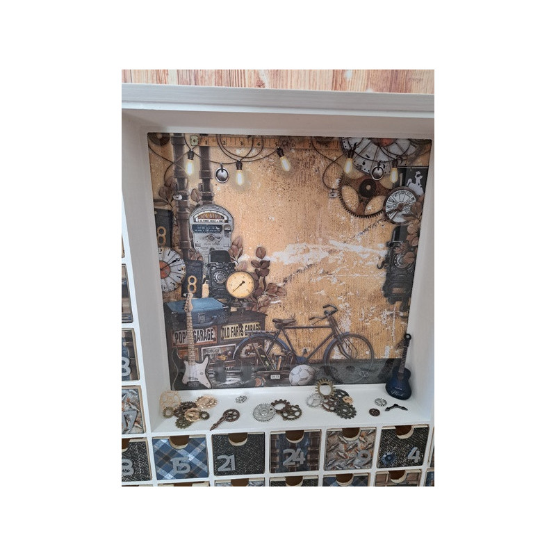 Calendrier de l'avent en bois - Maison