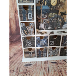 Calendrier de l'avent en bois - Maison