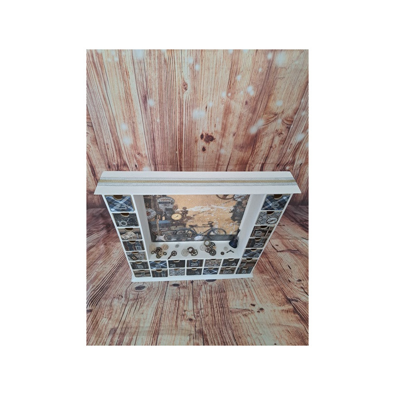 Calendrier de l'avent en bois - Maison