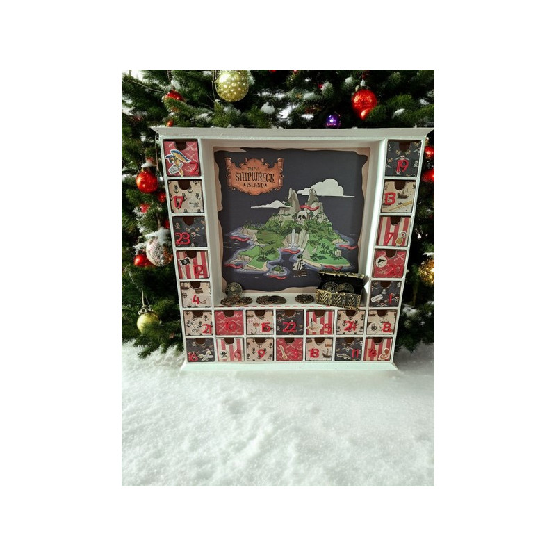 Calendrier de l'avent en bois - Maison