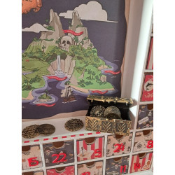 Calendrier de l'avent en bois - Maison
