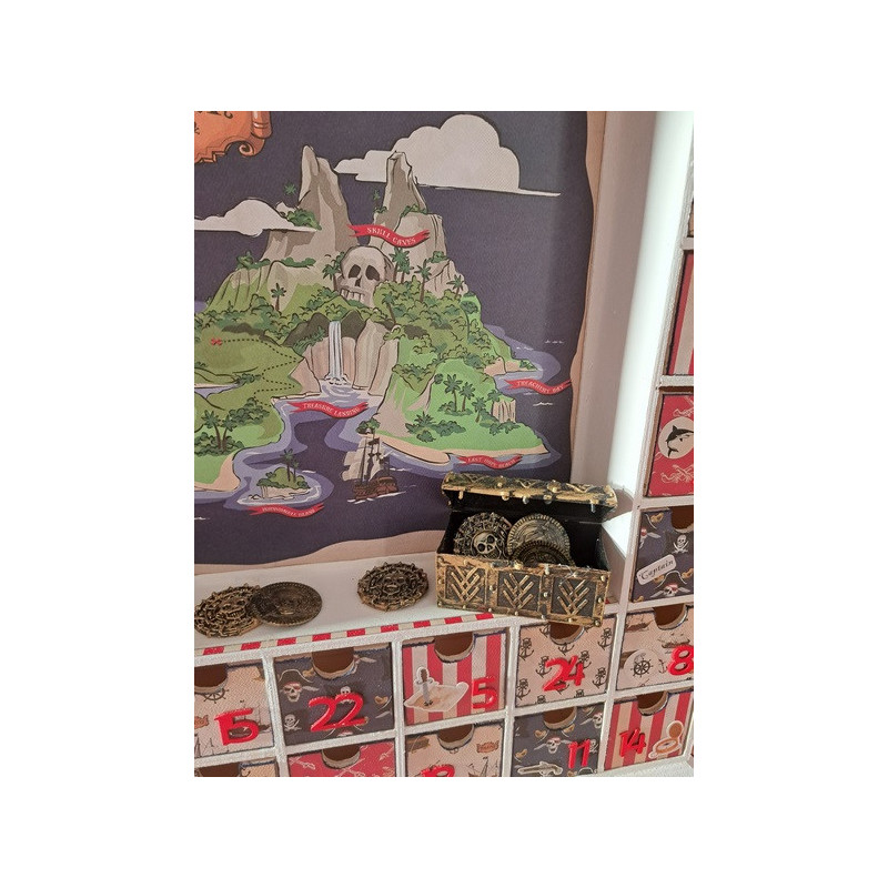 Calendrier de l'avent en bois - Maison
