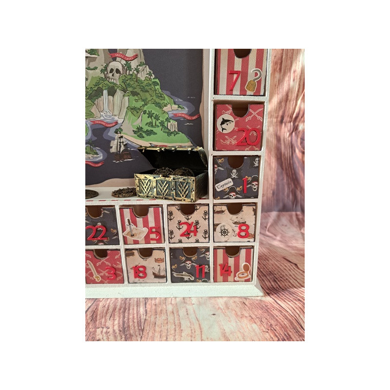 Calendrier de l'avent en bois - Maison