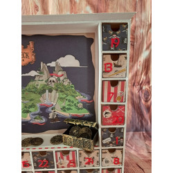 Calendrier de l'avent en bois - Maison