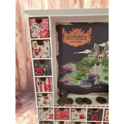 Calendrier de l'avent en bois - Maison