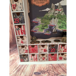 Calendrier de l'avent en bois - Maison
