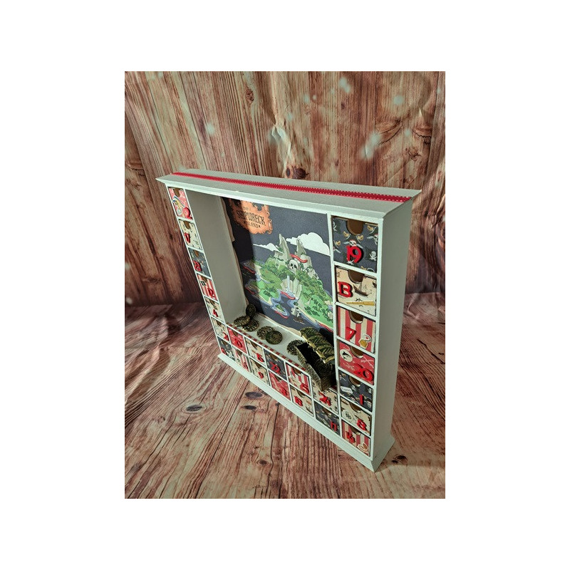 Calendrier de l'avent en bois - Maison