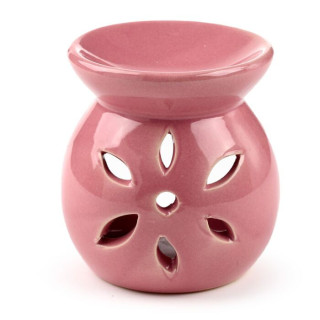 Brûle parfum céramique pétales rose