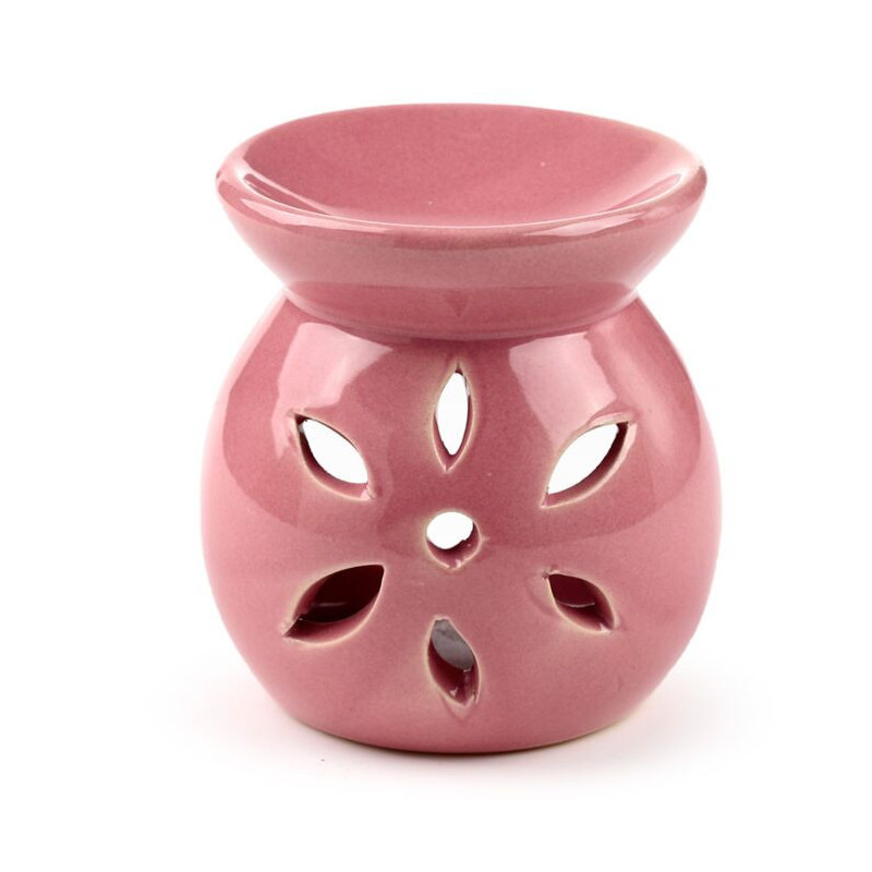 Brûle parfum céramique pétales rose