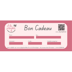 Bon cadeau de 50€