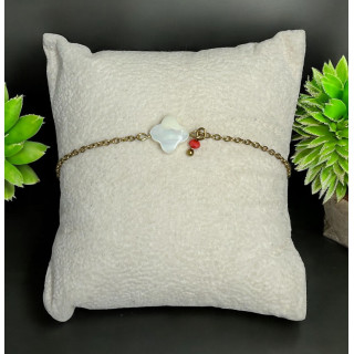 Bracelet etoile blanche