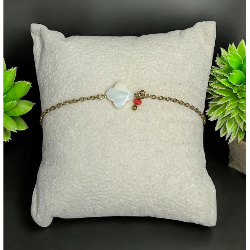 Bracelet etoile blanche