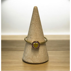 Bague avec coeur