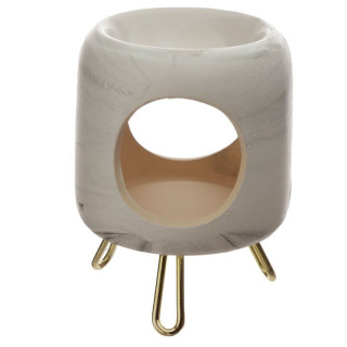 Brule parfum rond marbré | Infinity Candles