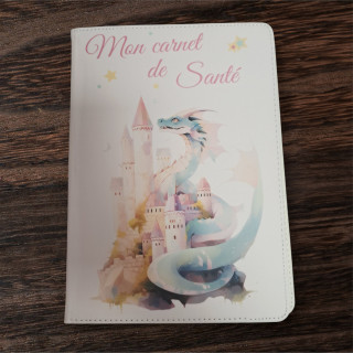 Chateau et dragon - Protège Carnet de santé
