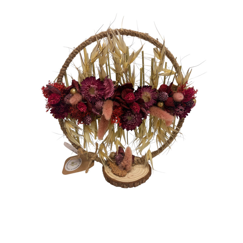 Fleurs séchées "bijou suspendu"
