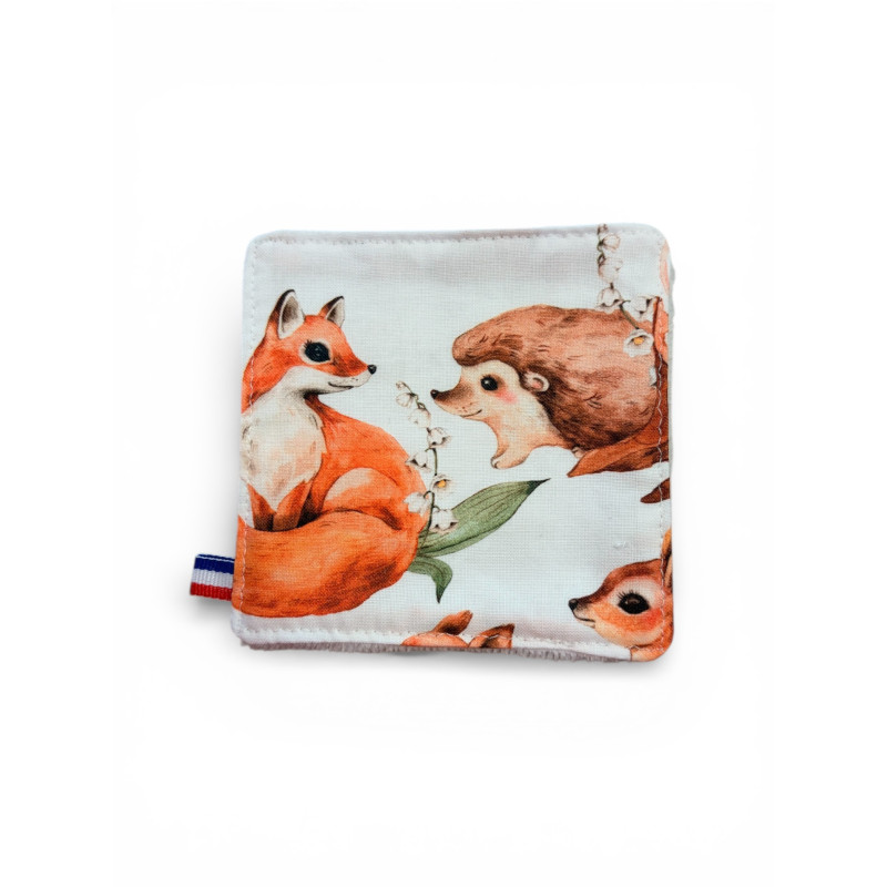 Lingette enfant en tissu & éponge