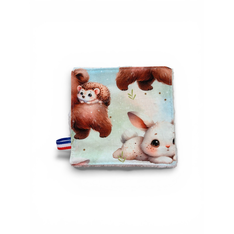 Lingette enfant en tissu & éponge