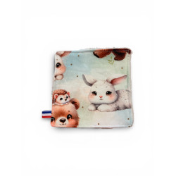 Lingette enfant en tissu & éponge