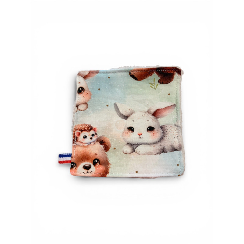 Lingette enfant en tissu & éponge