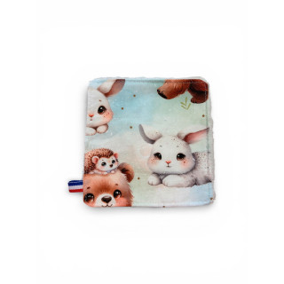 Lingette enfant en tissu & éponge