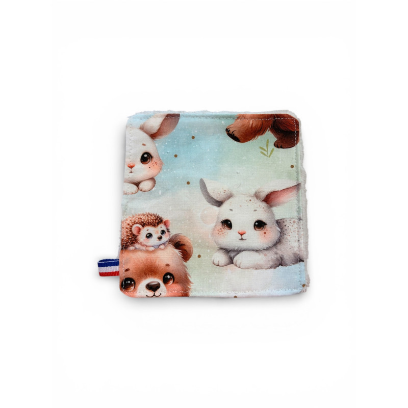 Lingette enfant en tissu & éponge