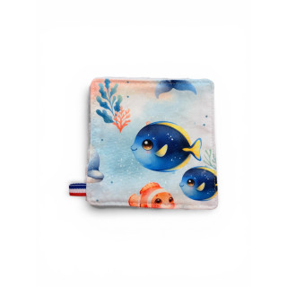 Lingette enfant en tissu & éponge