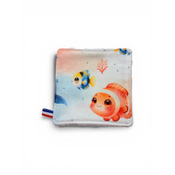 Lingette enfant en tissu & éponge