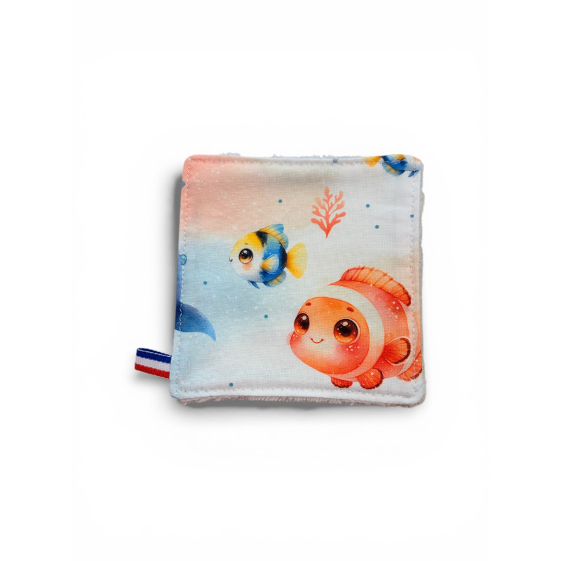 Lingette enfant en tissu & éponge