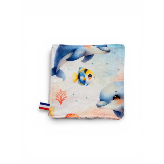 Lingette enfant en tissu & éponge