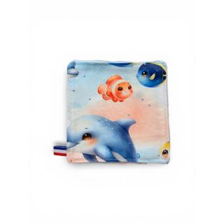 Lingette enfant en tissu & éponge