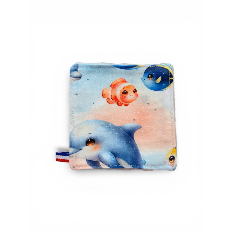Lingette enfant en tissu & éponge