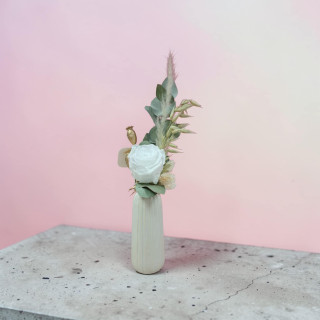 copie de Bouquet Rose rose+ vase
