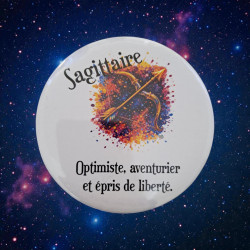 Sagittaire - Aimant Astro 7,5 cm